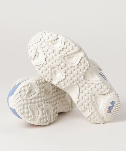 FILA（フィラ）の「FILA RAY TRACER KIDS / フィラ レイトレイサー キッズ（スニーカー・キッズ・ホワイト/ベージュ・18.0cm/19.0cm/20.0cm/21.0cm）」の5枚目の写真