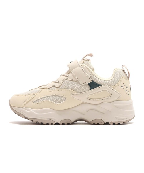 FILA（フィラ）の「FILA RAY TRACER KIDS / フィラ レイトレイサー キッズ（スニーカー・キッズ・ホワイト/ベージュ・18.0cm/19.0cm/20.0cm/21.0cm）」の14枚目の写真