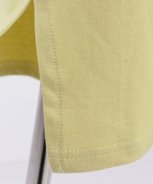 CHOCOA（チョコア）の「マタニティ授乳ワイドボーダーワンピース（マタニティウェア/グッズ・レディース・チャコールグレー/ネイビー/イエロー・FREE）」の19枚目の写真