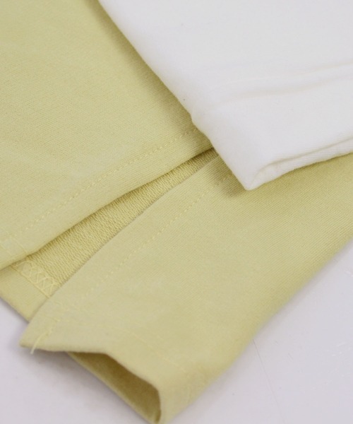 CHOCOA（チョコア）の「マタニティ授乳ワイドボーダーワンピース（マタニティウェア/グッズ・レディース・チャコールグレー/ネイビー/イエロー・FREE）」の21枚目の写真