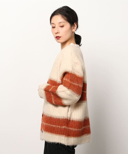 DENHAM(デンハム)の「DENHAM/デンハム/ORION KNIT CARDIGAN(カーディガン/ボレロ・レディース・オレンジ・FREE)」の2枚目の写真