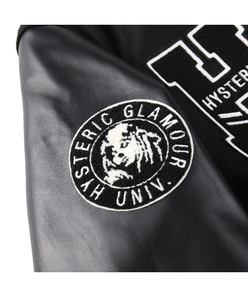 HYSTERIC GLAMOUR(ヒステリックグラマー)の「STADIUM JUMPER(スタジャン・メンズ・ブラック/グレー/グリーン・SMALL/MEDIUM/LARGE/X-LARGE)」の9枚目の写真