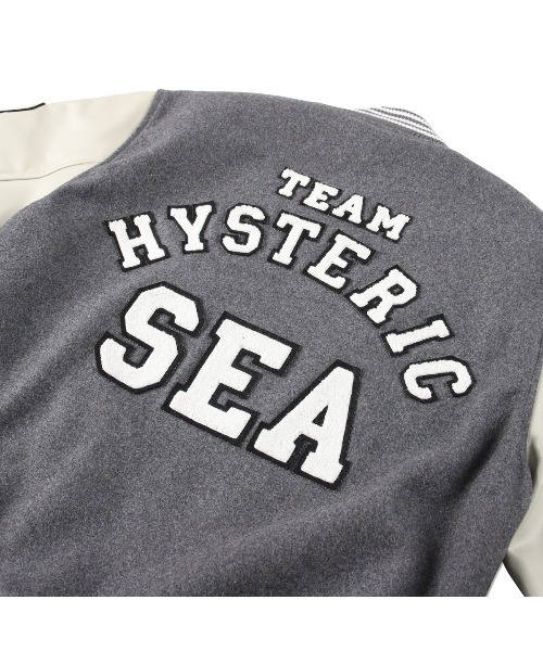 HYSTERIC×SEA ブラック スタジャン HYSTERIC GLAMOUR ヒステリックグラマー × WIND AND SEA ウィン