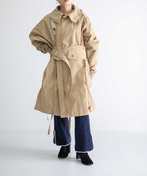 mystic レディース スプリングコート mister it トレンチコート