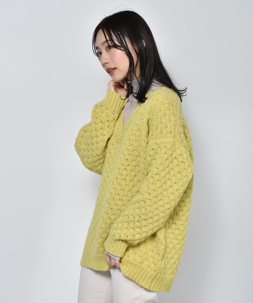 ポコポコvネックニット ニット セーター Retro Girl レトロガール のファッション通販 Zozotown