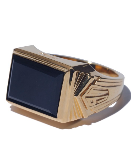 XLARGE(エクストララージ)の「ONYX RING XL1991 SV925(リング・メンズ・シルバー/ゴールド・19号/13号/15号/17号/19)」の5枚目の写真