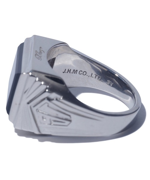 XLARGE(エクストララージ)の「ONYX RING XL1991 SV925(リング・メンズ・シルバー/ゴールド・19号/13号/15号/17号/19)」の7枚目の写真