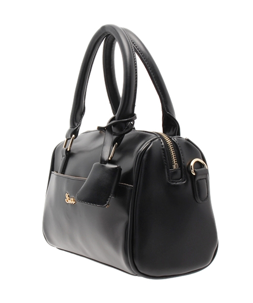 OUTLET(アウトレット)の「【Ciaopanic】プレート2WAYミニBT(ボストンバッグ・レディース・ブラック/ネイビー/レッド・0)」の4枚目の写真