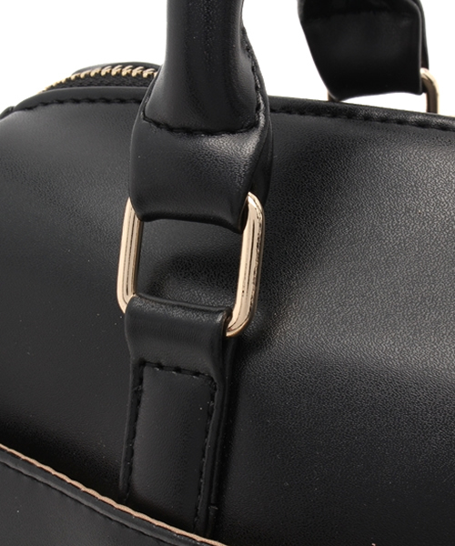 OUTLET(アウトレット)の「【Ciaopanic】プレート2WAYミニBT(ボストンバッグ・レディース・ブラック/ネイビー/レッド・0)」の6枚目の写真