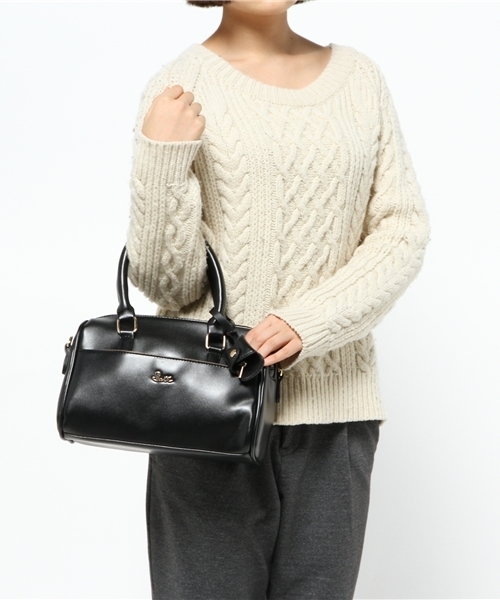 OUTLET(アウトレット)の「【Ciaopanic】プレート2WAYミニBT(ボストンバッグ・レディース・ブラック/ネイビー/レッド・0)」の11枚目の写真