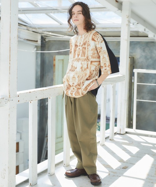 CASPER JOHN(キャスパージョン)の「Full front sublimation transfer graphic big T-shirts/フルフロントサブリメイショントランスファーグラフィックビッグT(Tシャツ/カットソー・メンズ・その他1/その他2/その他3/その他4/その他5/その他6・SMALL/MEDIUM/LARGE)」の2枚目の写真