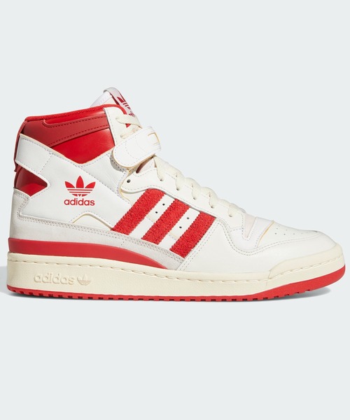 adidas（アディダス）の「フォーラム 84 ハイ [Forum 84 High] アディダスオリジナルス（スニーカー・メンズ・ホワイト×レッド・22.5cm/23.0cm/23.5cm/24.0cm/24.5cm/25.0cm/25.5cm/26.0cm/26.5cm/27.0cm/27.5cm/28.0cm/28.5cm/22.0cm）」の3枚目の写真