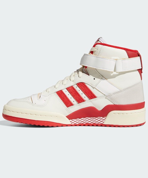 adidas（アディダス）の「フォーラム 84 ハイ [Forum 84 High] アディダスオリジナルス（スニーカー・メンズ・ホワイト×レッド・22.5cm/23.0cm/23.5cm/24.0cm/24.5cm/25.0cm/25.5cm/26.0cm/26.5cm/27.0cm/27.5cm/28.0cm/28.5cm/22.0cm）」の4枚目の写真