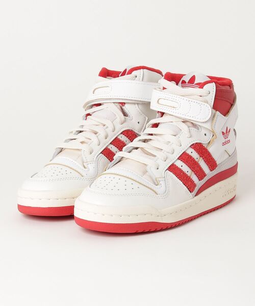 adidas（アディダス）の「フォーラム 84 ハイ [Forum 84 High] アディダスオリジナルス（スニーカー・メンズ・ホワイト×レッド・22.5cm/23.0cm/23.5cm/24.0cm/24.5cm/25.0cm/25.5cm/26.0cm/26.5cm/27.0cm/27.5cm/28.0cm/28.5cm/22.0cm）」の8枚目の写真