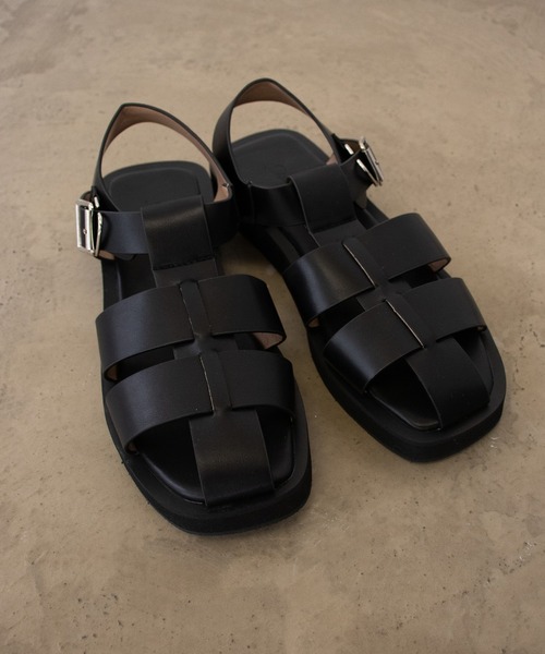 Shelly island(シェリーアイランド)の「グルカサンダル(サンダル・レディース・ホワイト/ブラック・M/L)」の7枚目の写真