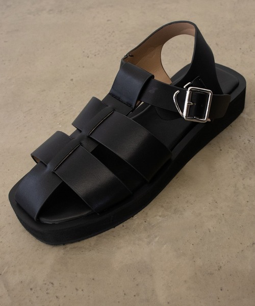 Shelly island(シェリーアイランド)の「グルカサンダル(サンダル・レディース・ホワイト/ブラック・M/L)」の8枚目の写真