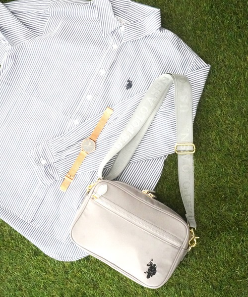 【US POLO ASSN】国内発送 リサイクルナイロン ショルダーバッグ U.S. POLO ASSN.（ユーエスポロアッスン）の「【U.S. POLO ASSN