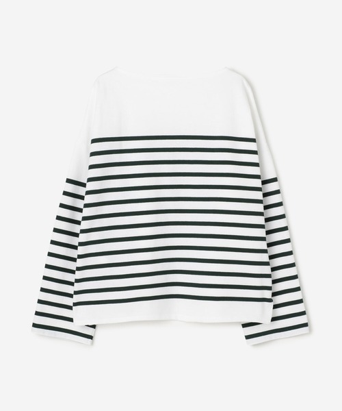 ORCIVAL（オーシバル）の「ORCIVAL | ラッセルフレンチセーラードロップショルダーTシャツ WOMEN（Tシャツ/カットソー・レディース・ブルー系その他5/ブルー系その他/グリーン系その他・1）」の12枚目の写真