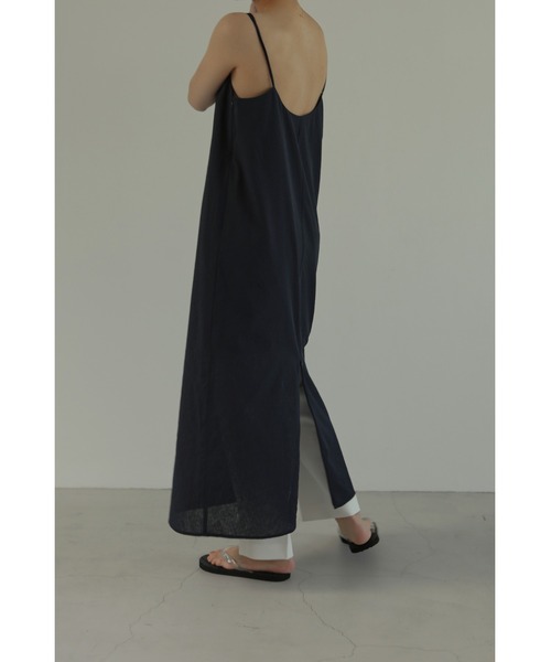 LA PEAU DE GEM シャイニングフェザーニットキャミ LA PEAU DE GEM