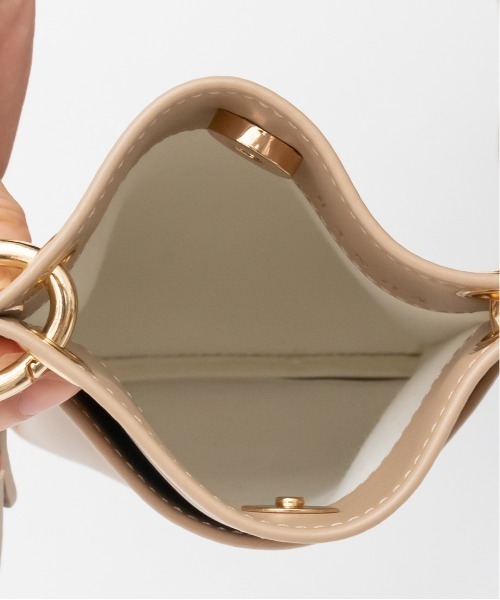 RANDA（ランダ）の「バングルリング2WAYミニポシェット（ショルダーバッグ・レディース・ホワイト/ブラック/ベージュ/ブラウン/ピンク/ブルー・FREE）」の14枚目の写真