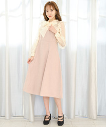 TITTY&CO. | 袖フリルリボンタイワンピース(ワンピース)