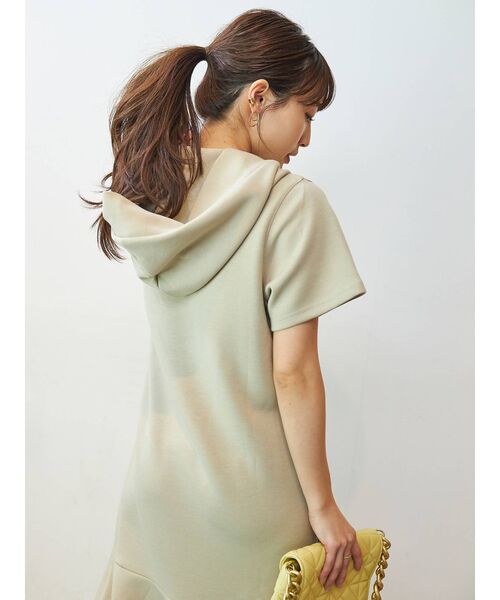 COTORICA（コトリカ）の「ショートスリーブマーメイドフードワンピース（ワンピース・レディース・ブラック/ネイビー/ベージュ・SMALL/MEDIUM）」の17枚目の写真