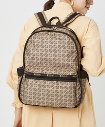 LeSportsac ROUTE BACKPACK キャンバスモノグラム LeSportsac（レスポートサック）の「ROUTE BACKPACK キャンバス