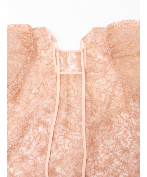 RANDA（ランダ）の「オリジナルフラワー刺繍ブラウス（シャツ/ブラウス・レディース・ピンク/ブルー/ブラウン・FREE）」の17枚目の写真