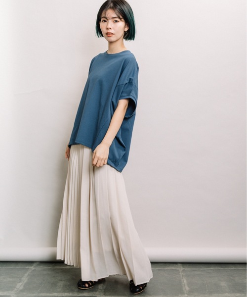 refinedworks（リファインドワークス）の「バンザイPO（Tシャツ/カットソー・レディース・ブラック/ベージュ/ブルー・FREE）」の13枚目の写真