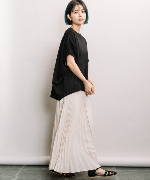 refinedworks（リファインドワークス）の「バンザイPO（Tシャツ/カットソー・レディース・ブラック/ベージュ/ブルー・FREE）」の15枚目の写真