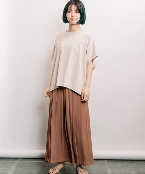 refinedworks（リファインドワークス）の「バンザイPO（Tシャツ/カットソー・レディース・ブラック/ベージュ/ブルー・FREE）」の6枚目の写真