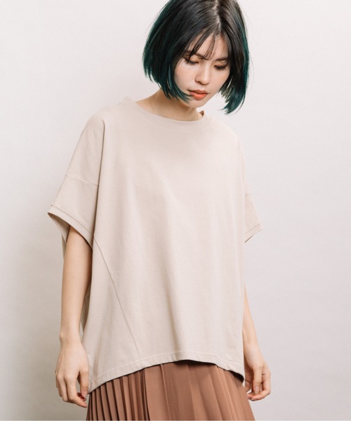 refinedworks（リファインドワークス）の「バンザイPO（Tシャツ/カットソー・レディース・ブラック/ベージュ/ブルー・FREE）」の12枚目の写真