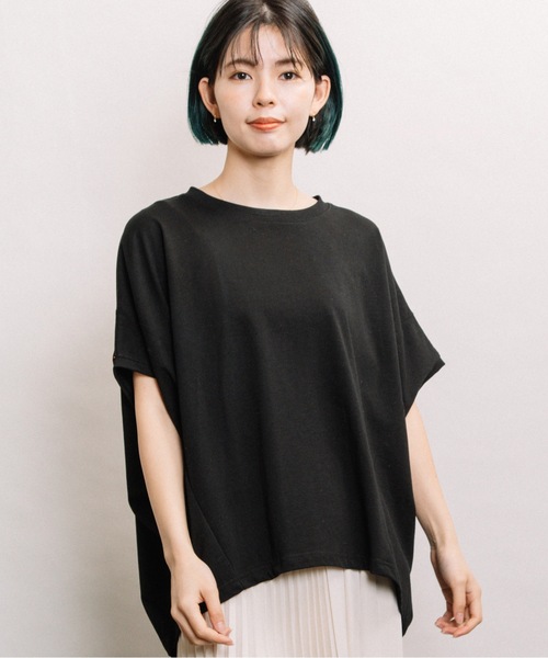 refinedworks（リファインドワークス）の「バンザイPO（Tシャツ/カットソー・レディース・ブラック/ベージュ/ブルー・FREE）」の19枚目の写真