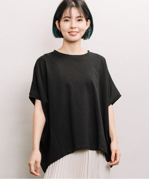refinedworks（リファインドワークス）の「バンザイPO（Tシャツ/カットソー・レディース・ブラック/ベージュ/ブルー・FREE）」の10枚目の写真