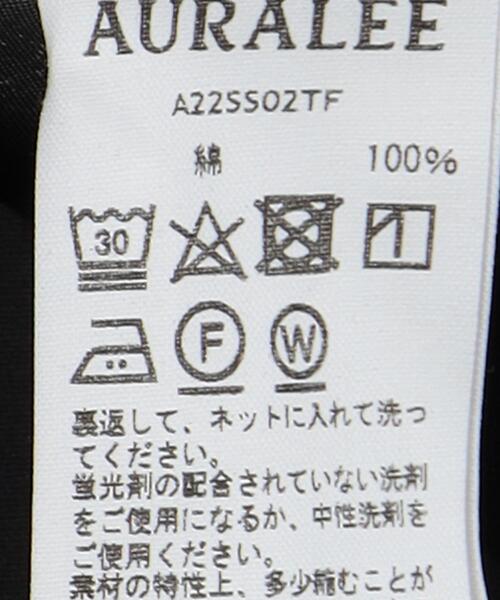 AURALEE（オーラリー）の「＜AURALEE＞フラワープリント シャツ（シャツ/ブラウス・レディース・ブラック・1）」の7枚目の写真