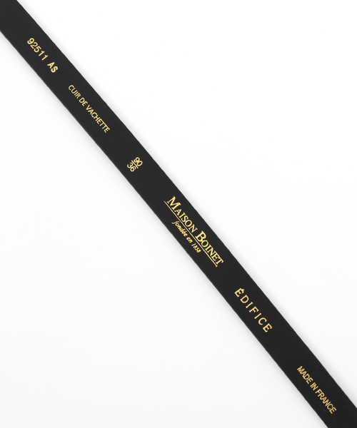 MAISON BOINET(メゾンボワネ)の「【MAISON BOINET / メゾン ボワネ】チップツキベルト(ベルト・メンズ・ブラック・9/8.5/XX-SMALL)」の11枚目の写真