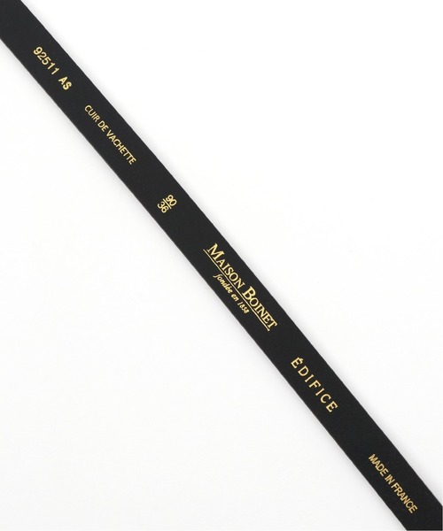 MAISON BOINET(メゾンボワネ)の「【MAISON BOINET / メゾン ボワネ】チップツキベルト(ベルト・メンズ・ブラック・9/8.5/XX-SMALL)」の6枚目の写真