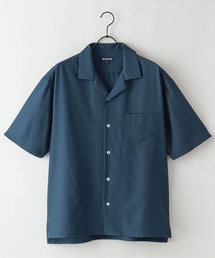 【BLUE STANDARD/ブルースタンダード】さらさらのびのび快適ファンクション 吸水速乾姓ドライ 2WAYストレッチ UVカット オープンカラーシャツ