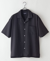 【BLUE STANDARD/ブルースタンダード】さらさらのびのび快適ファンクション 吸水速乾姓ドライ 2WAYストレッチ UVカット オープンカラーシャツ
