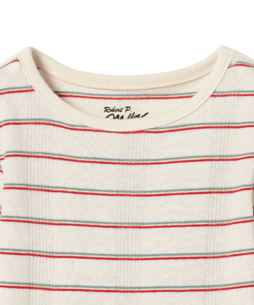 B:MING by BEAMS(ビーミングバイビームス)の「MILLER / レインボー ボーダー ロンパース(60~80cm)(ロンパース・キッズ・アイボリー・70-80cm/60-70㎝)」の13枚目の写真