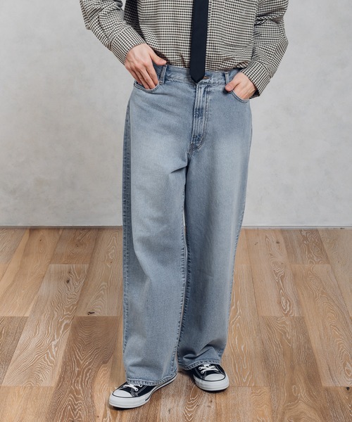 MUHET（ミュエータ）の「ワイドストレートデニムパンツ（デニムパンツ 