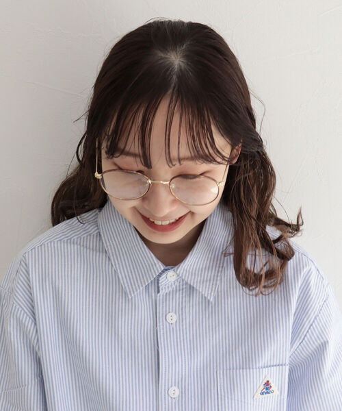 fredy emue（フレディエミュ）の「メタルフレームめがね（メガネ・レディース・ゴールド/ベージュ系その他3・FREE）」の7枚目の写真