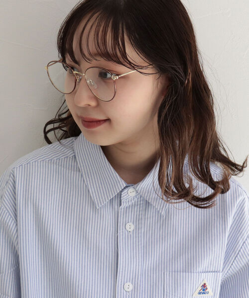 fredy emue（フレディエミュ）の「メタルフレームめがね（メガネ・レディース・ゴールド/ベージュ系その他3・FREE）」の12枚目の写真