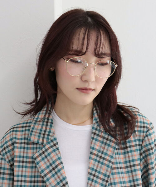 fredy emue（フレディエミュ）の「メタルフレームめがね（メガネ・レディース・ゴールド/ベージュ系その他3・FREE）」の9枚目の写真