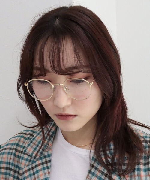 fredy emue（フレディエミュ）の「メタルフレームめがね（メガネ・レディース・ゴールド/ベージュ系その他3・FREE）」の11枚目の写真