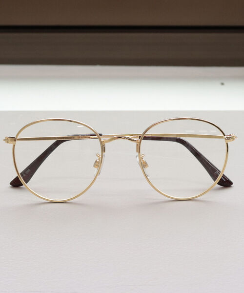 fredy emue（フレディエミュ）の「メタルフレームめがね（メガネ・レディース・ゴールド/ベージュ系その他3・FREE）」の3枚目の写真