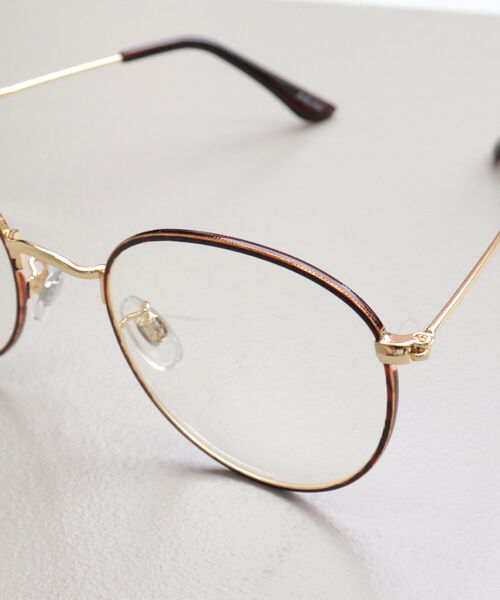 fredy emue（フレディエミュ）の「メタルフレームめがね（メガネ・レディース・ゴールド/ベージュ系その他3・FREE）」の10枚目の写真