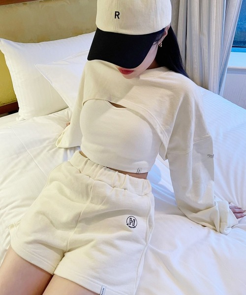 Heather(ヘザー)の「HOLiCカップ付きキャミソール 267904(キャミソール・レディース・オフホワイト/グレー/ブラック・FREE)」の6枚目の写真