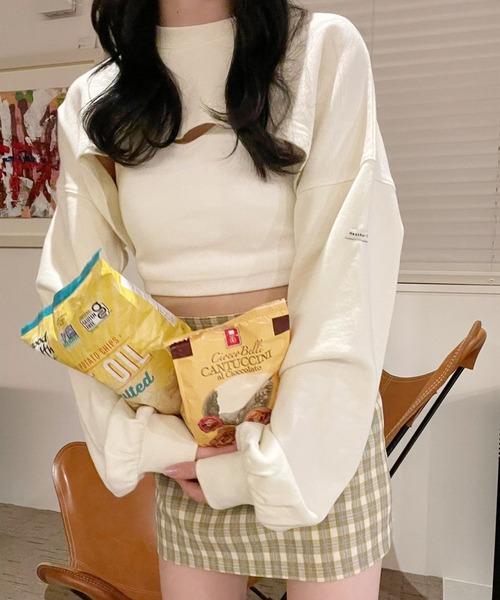 Heather(ヘザー)の「HOLiCカップ付きキャミソール 267904(キャミソール・レディース・オフホワイト/グレー/ブラック・FREE)」の11枚目の写真