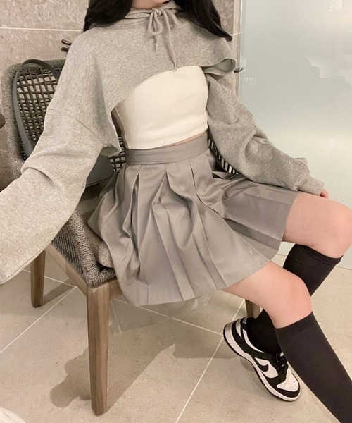 Heather(ヘザー)の「HOLiCカップ付きキャミソール 267904(キャミソール・レディース・オフホワイト/グレー/ブラック・FREE)」の12枚目の写真